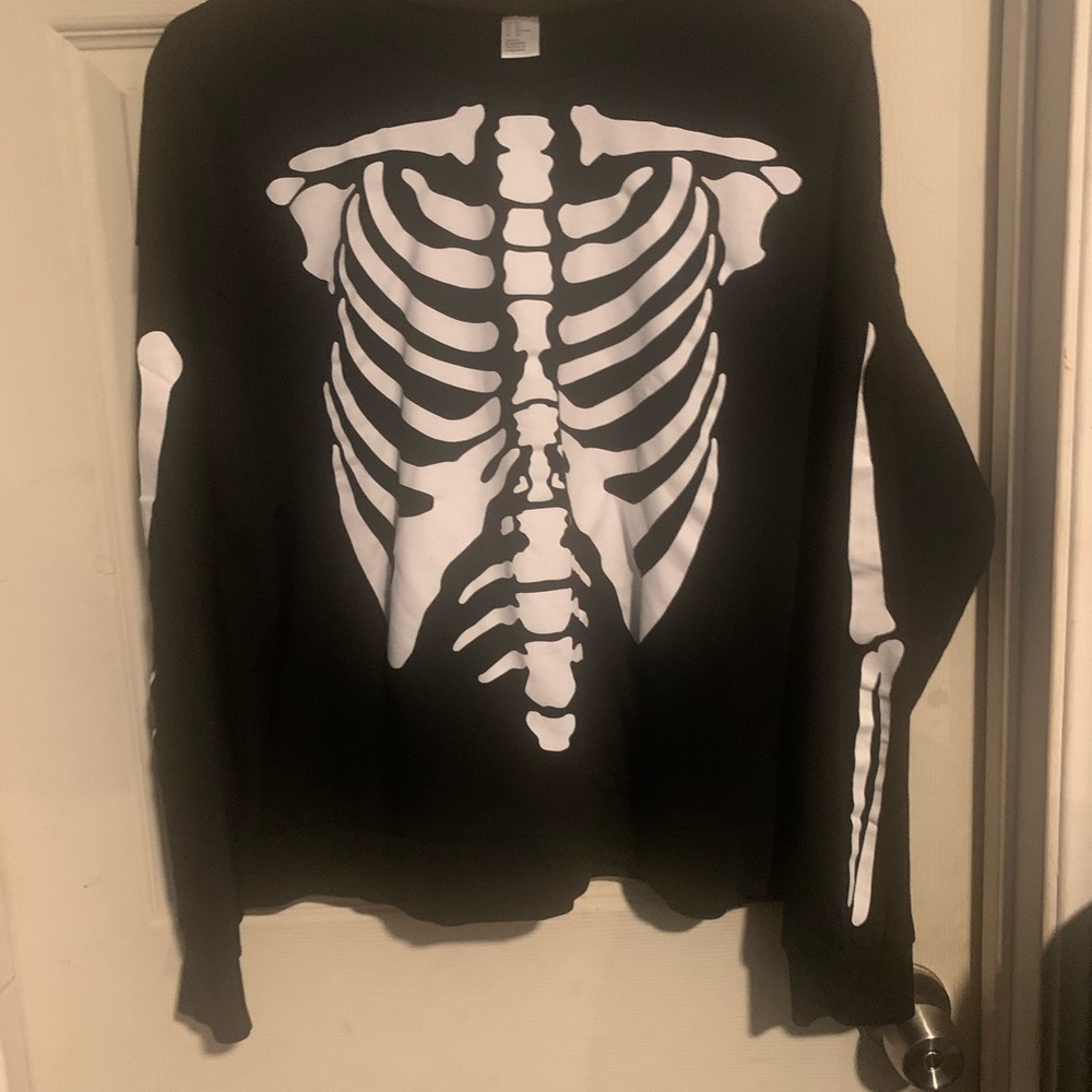 H&M skeleton sweater